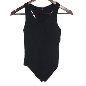 Ambiance Black One Piece Bodysuit